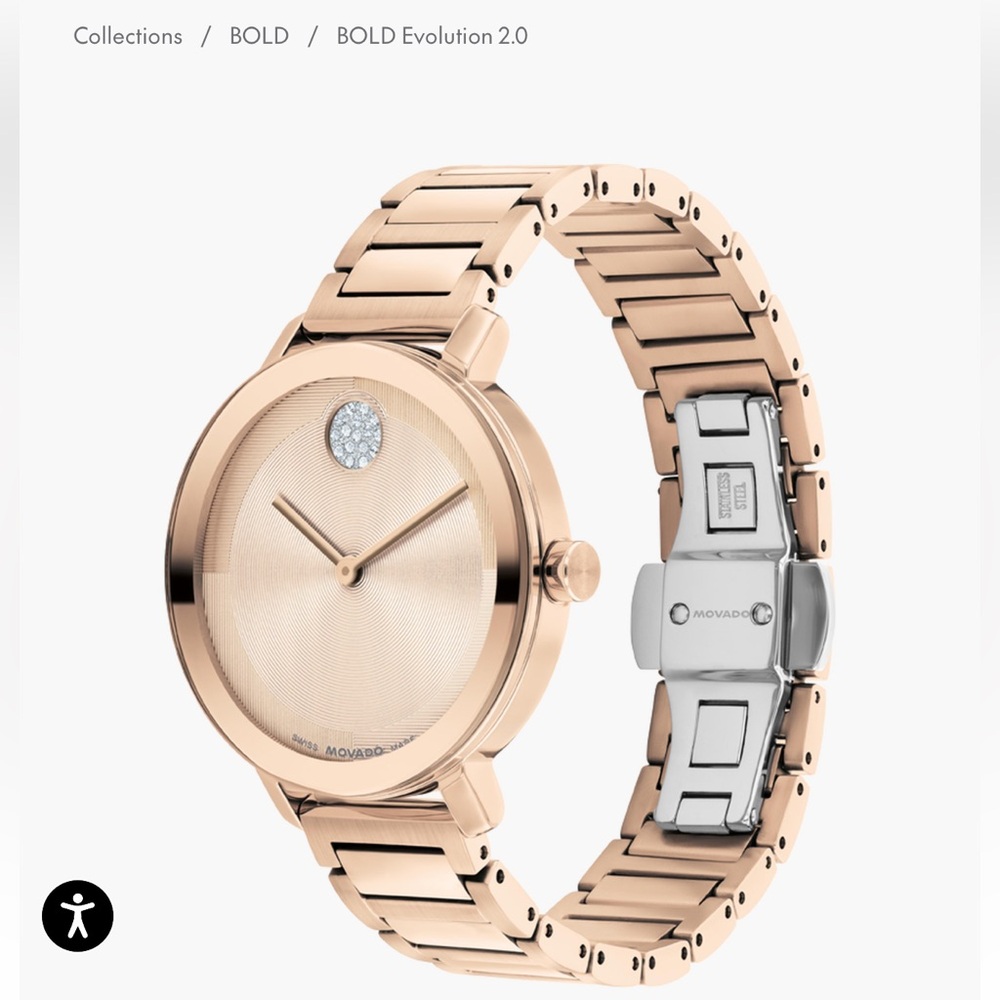 Authentic Movado Bold Evolution 2.0 in Rose Gold - Picture 3 of 8